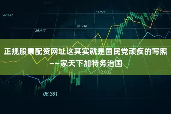 正规股票配资网址这其实就是国民党顽疾的写照——家天下加特务治国